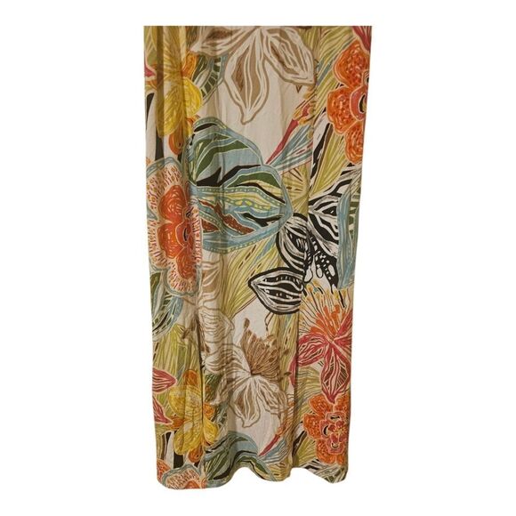 CHICO'S Vacay Ready Floral Sleeveless Maxi Dress - Size 1 (8/10) - Picture 6 of 10